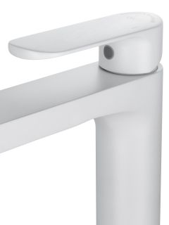 Смеситель для раковины Wonzon & Woghand WW-H1034-MW белый матовый